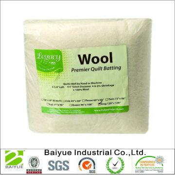 100% Wool Batting for Mattress Bedding/Quilt Filling